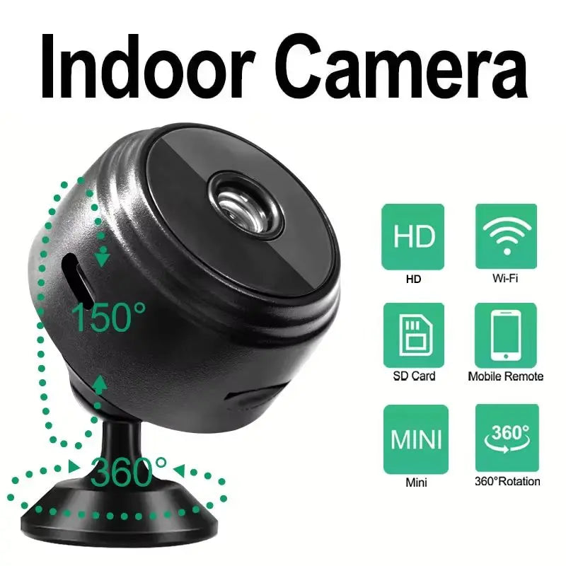 Wireless Security A9 HD Wifi Smart Monitor Surveillance Cameras with Sensor for Home Safety and Web Video Access