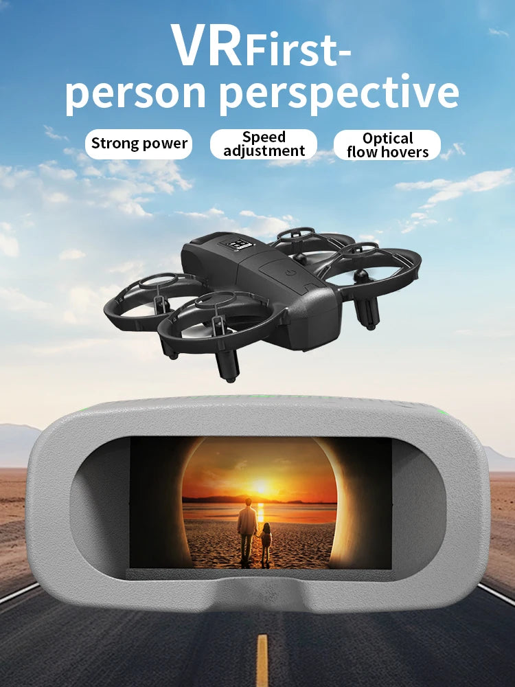 Drone Aerial Photography Aircraft with VR Support Includes VR Goggles Dual Cameras Three-Speed Switching Headless Mode X228