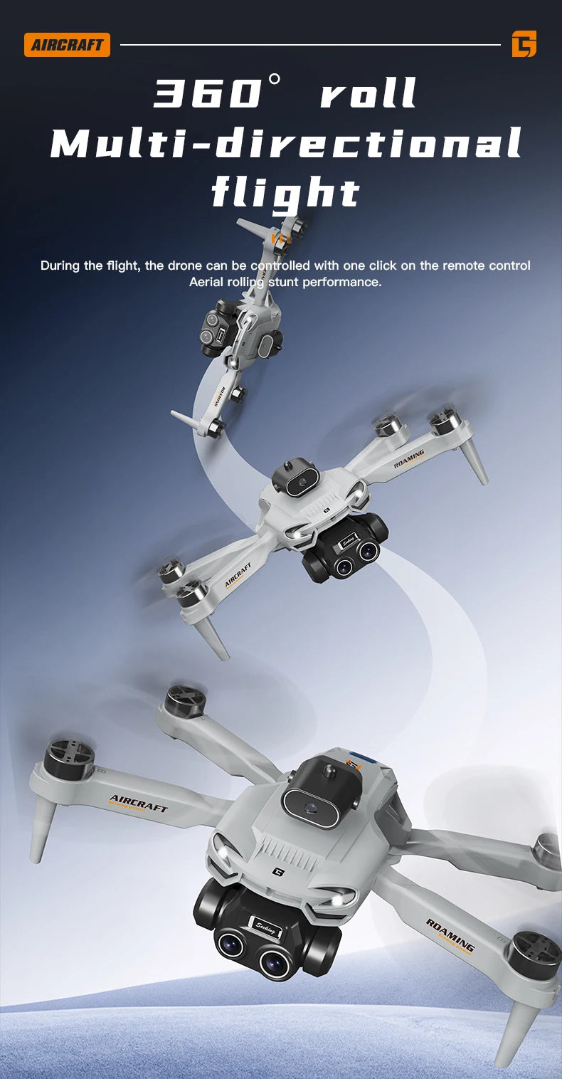 In the latest model of the drone in 2026 Brushless obstacle avoidance with dual lenses Add EIS electronic image stabilization