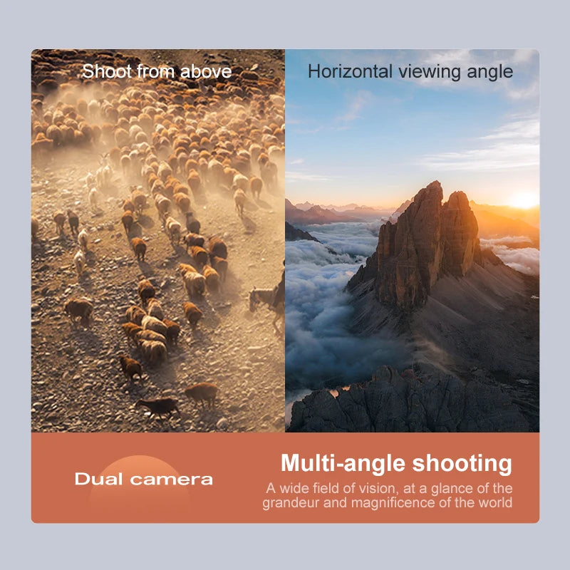 2026 New D5 Drone 4K Professional HD Dual Camera Brushless Obstacle Avoidance Foldable With Screen Control Quadcopters RC Drones