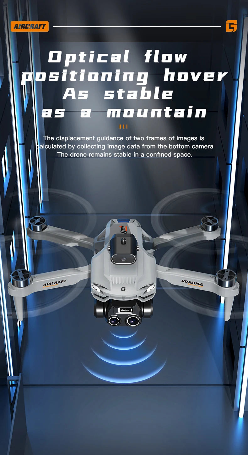 In the latest model of the drone in 2026 Brushless obstacle avoidance with dual lenses Add EIS electronic image stabilization