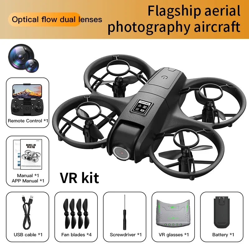 Drone Aerial Photography Aircraft with VR Support Includes VR Goggles Dual Cameras Three-Speed Switching Headless Mode X228