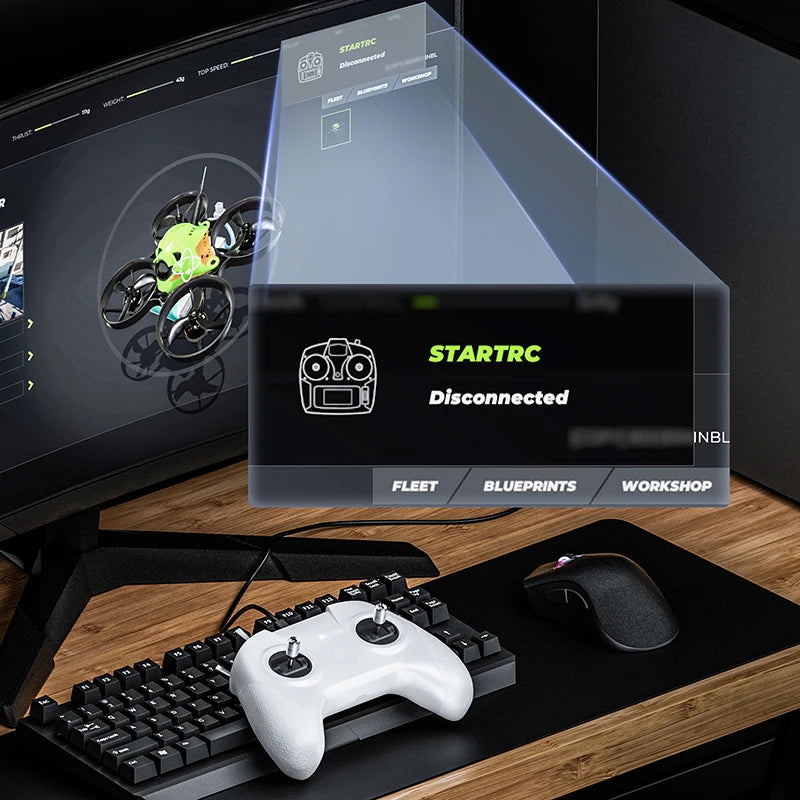 S8 Flight Simulator for DRL/DCL/LIFTOFF/UNCRASHED/ TryPFPV/Freerider Games Drone Training Simulator Remote Control Handheld