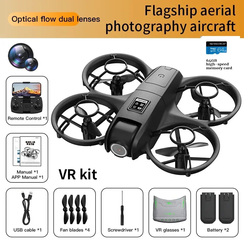 Drone Aerial Photography Aircraft with VR Support Includes VR Goggles Dual Cameras Three-Speed Switching Headless Mode X228