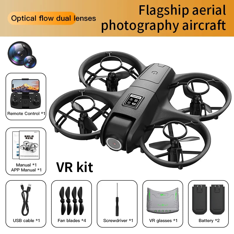 Drone Aerial Photography Aircraft with VR Support Includes VR Goggles Dual Cameras Three-Speed Switching Headless Mode X228
