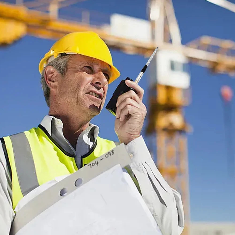 27MHz Telescopic CB Antenna 2.15dB High Gain 23-130cm Walkie Talkie Handheld Extended CB Antenna for CB Handheld/Portable Radio