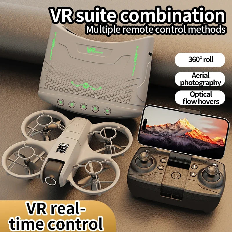 Drone Aerial Photography Aircraft with VR Support Includes VR Goggles Dual Cameras Three-Speed Switching Headless Mode X228