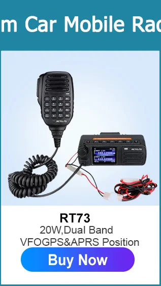 Retevis MB63A CB Car Radio 12/24V Power Long Range CB Mobile Radio Station Professional Communicator AMFM Ham Radio Channel 9/19