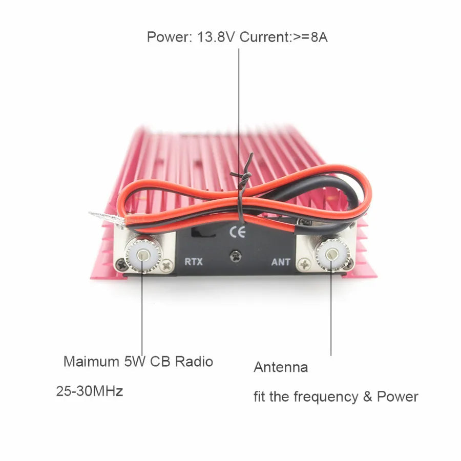 BJ-200 50W CB Radio Power Amplifier HF Amplifier 3-30Mhz AM / FM / SSB / CW Walkie Talkie CB Amplifier
