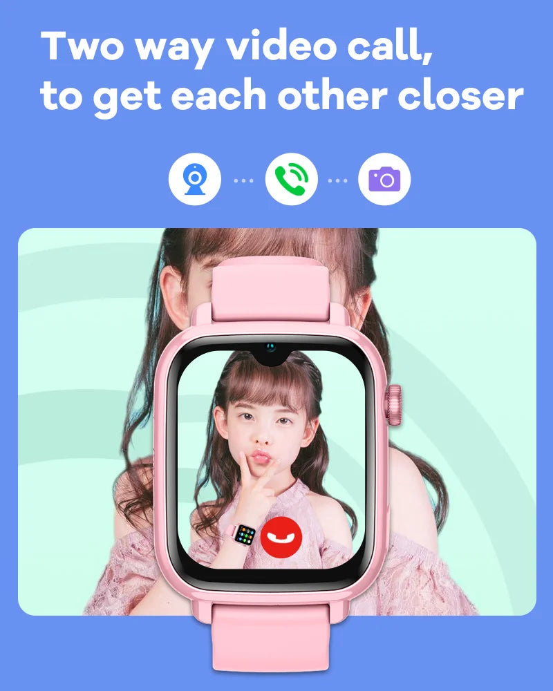 4G Smart Watch Kids GPS WIFI Video Call SOS APP Download Child Smartwatch Camera Monitor Tracker Location Phone Watch