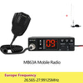 Retevis MB63A CB Car Radio 12/24V Power Long Range CB Mobile Radio Station Professional Communicator AMFM Ham Radio Channel 9/19