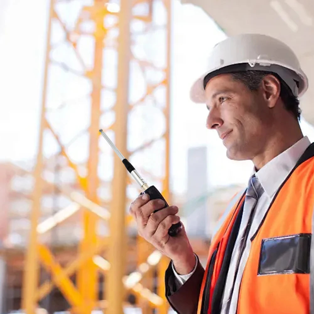 27MHz Telescopic CB Antenna 2.15dB High Gain 23-130cm Walkie Talkie Handheld Extended CB Antenna for CB Handheld/Portable Radio