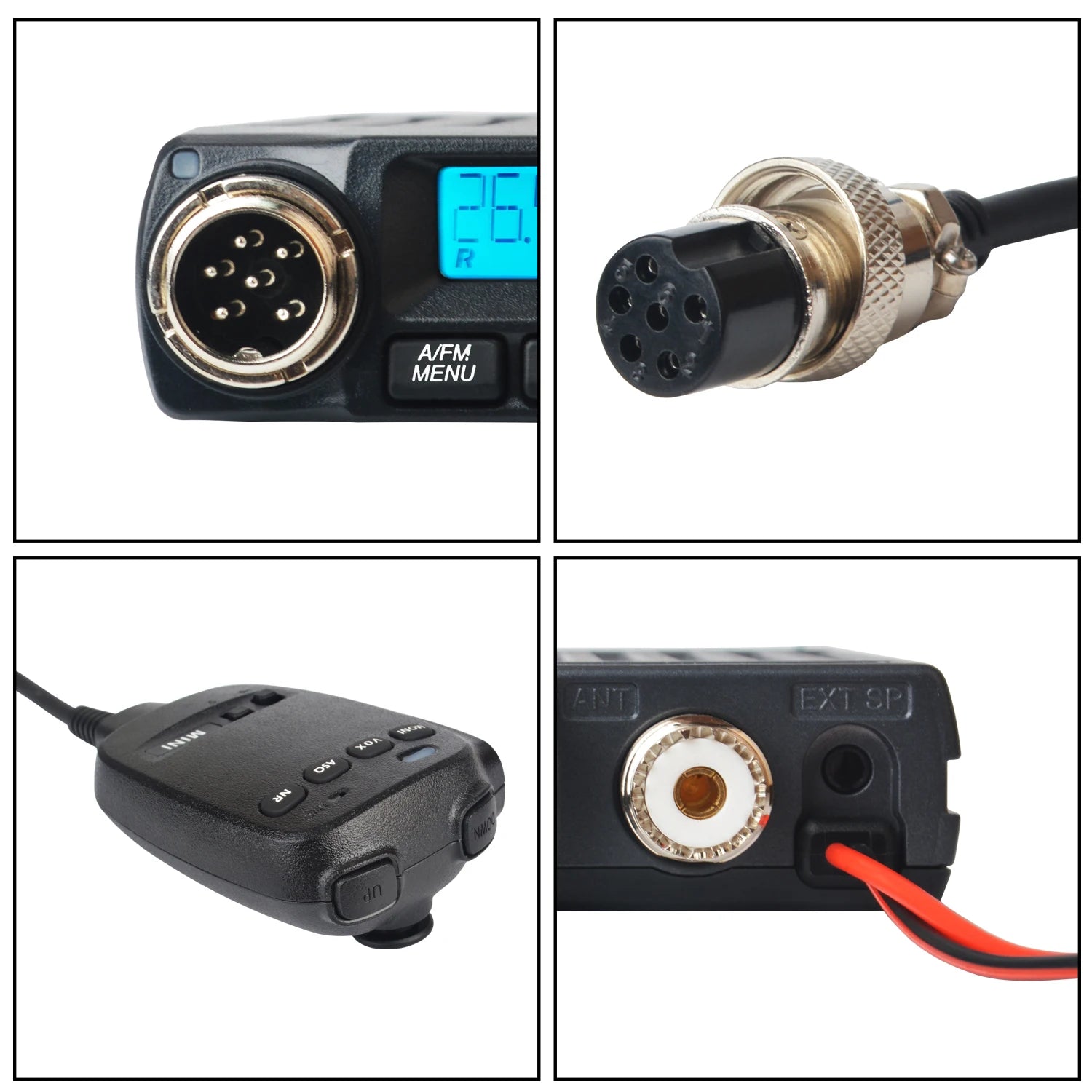 TYT CB Mini Walkie Talkie 11 Meters 27MHz Radio European Citizen Band 4W 40Channels AM/FM Vox Mobile Tranceiver