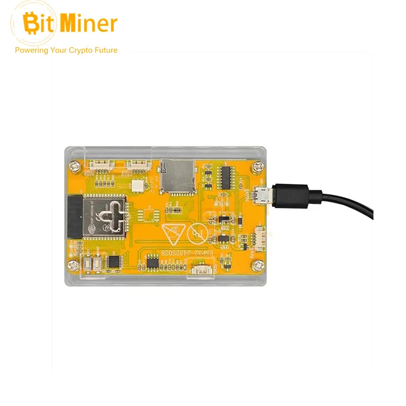 NerdMiner V2 350kh/s 2.8 Inch Mini Bitcoin Miner nm miner nmminers lottery miners BTC solo miner crypto lottery mining machine