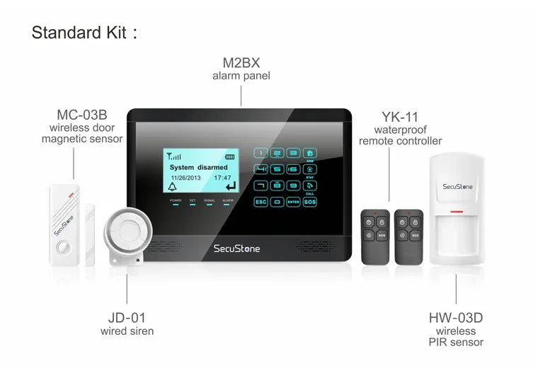 4G WIFI Security Smart Home Intelligent Wireless GSM WIFI House Burglar Security Alarm System