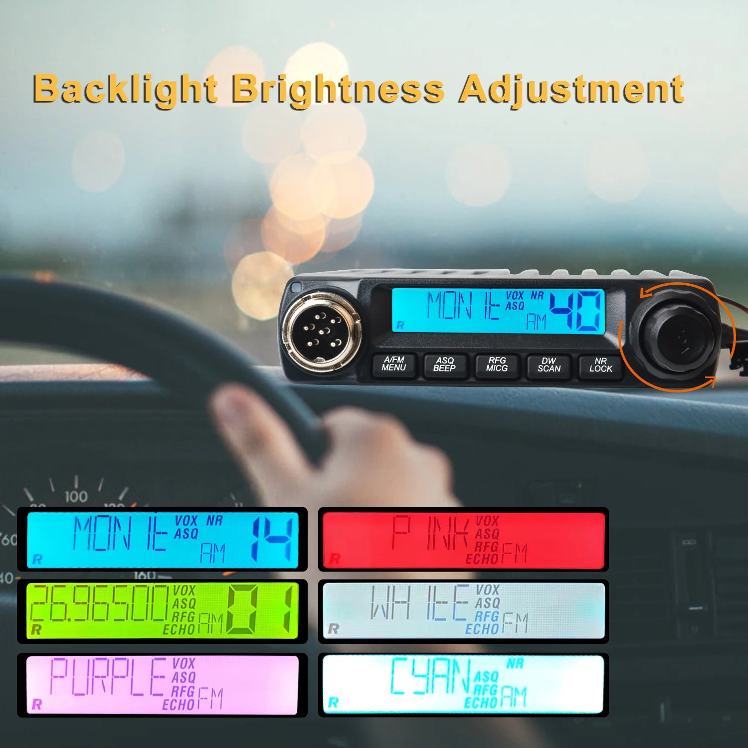 TYT CB Mini Walkie Talkie 11 Meters 27MHz Radio European Citizen Band 4W 40Channels AM/FM Vox Mobile Tranceiver