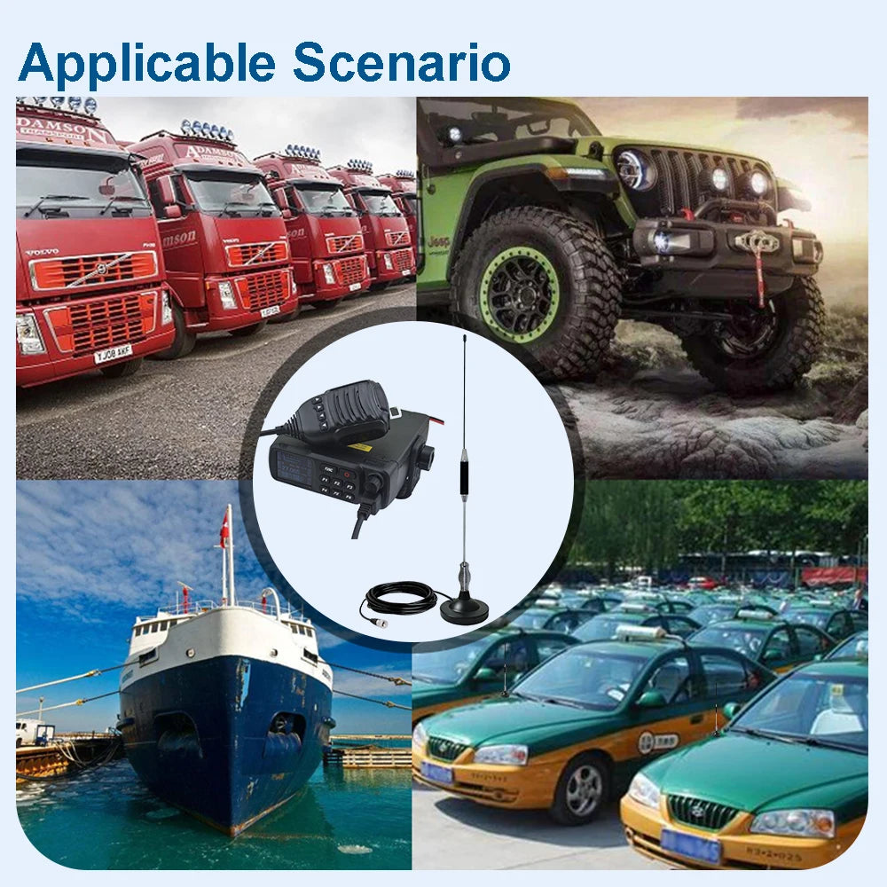 CB Antenna 27MHZ CB Radio Antenna Portable Indoor Outdoor Magnetic CB Antenna Heavy Duty Magnet Mount Mobile Car Radio