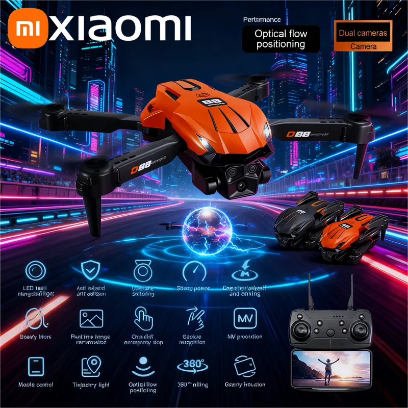 Xiaomi D88 Drone 8K Aerial HD Dual Camera Photography Intelligent Obstacle Avoidance Brushless Motor 5G WIFI GPS Return VR Drone