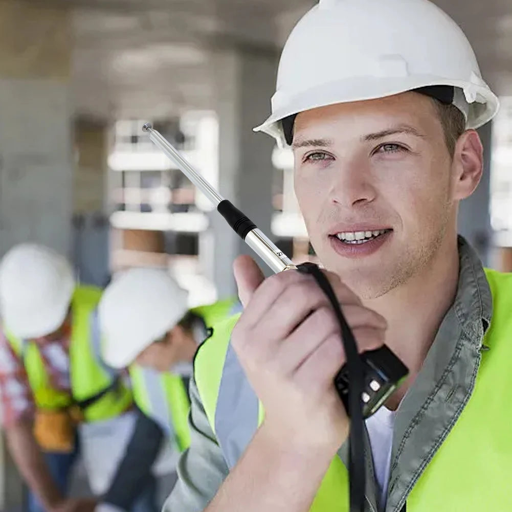 27MHz Telescopic CB Antenna 2.15dB High Gain 23-130cm Walkie Talkie Handheld Extended CB Antenna for CB Handheld/Portable Radio