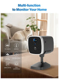 WiFi Security Camera 120° Wide Angle HD Night Vision APP remote operation for car camping house garage home monitoring system