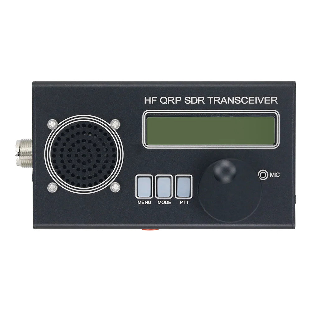 USDX QRP Radio Transceiver 8-Band SSB CW QRP Shortwave Radio Adjustable CW Sidetone Volume with Mic IRF Series Transistors
