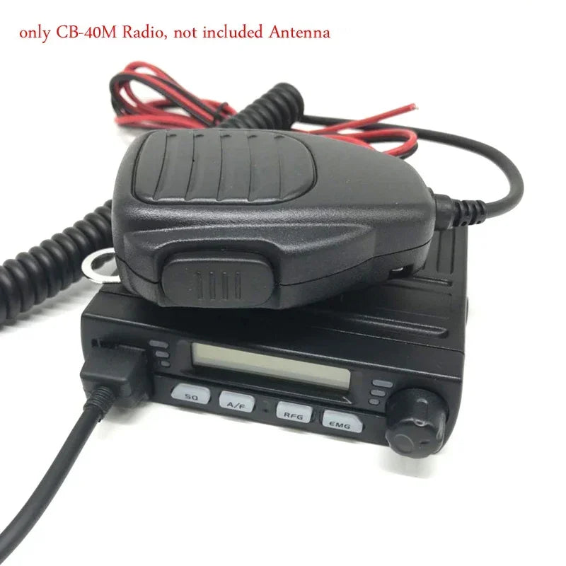CB-40M Citizen Band Radio AM/FM Mini Mobile CB Radio AR-925 25.615--30.105MHz 8W Amateur Car Radio Station + Mag-1345 Antenna