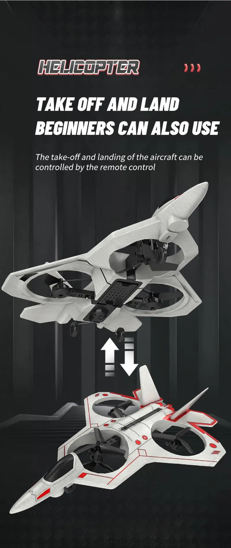 Drone Stunt Fighter Aircraft Model Four-axis Aircraft Remote Control Aircraft Foam Aircraft Roll Rotation Suspension