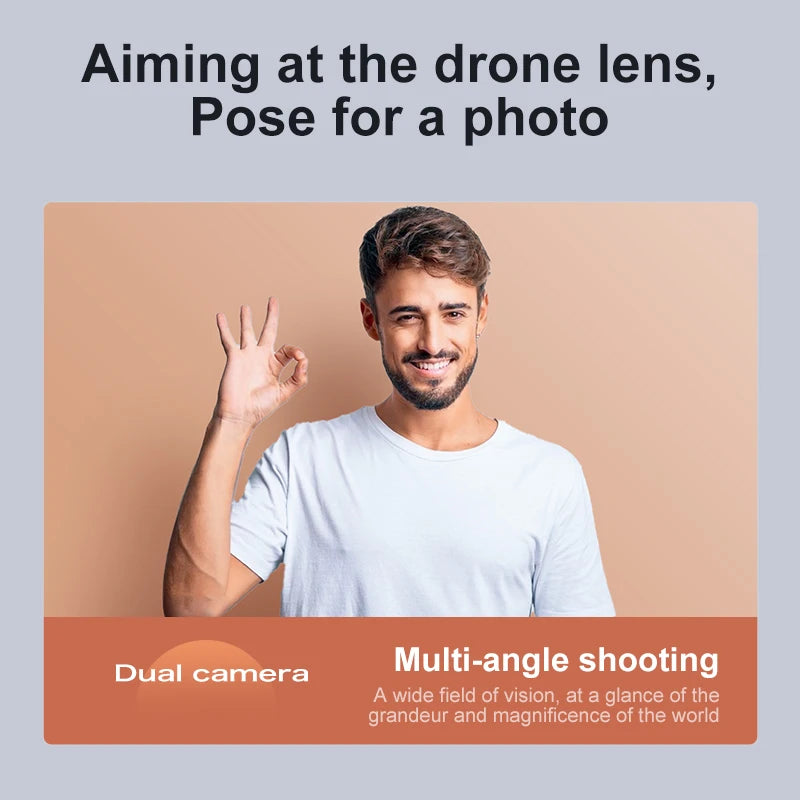 2026 New D5 Drone 4K Professional HD Dual Camera Brushless Obstacle Avoidance Foldable With Screen Control Quadcopters RC Drones