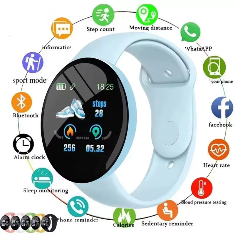 2025New Smartwatch Circular Color Screen With Multiple Sports Modes Call Information Reminder Photo Taking Music Bracelet